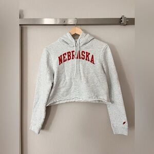 League Nebraska Cropped Hoodie - Size S